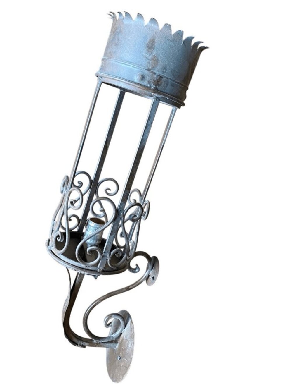 Gothic Style Outdoor Lantern Wall Sconce by Shades of Light Vintage